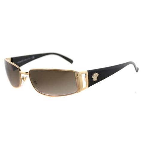 versace 2021 women's rectangular metal sunglasses|authentic Versace sunglasses for sale.